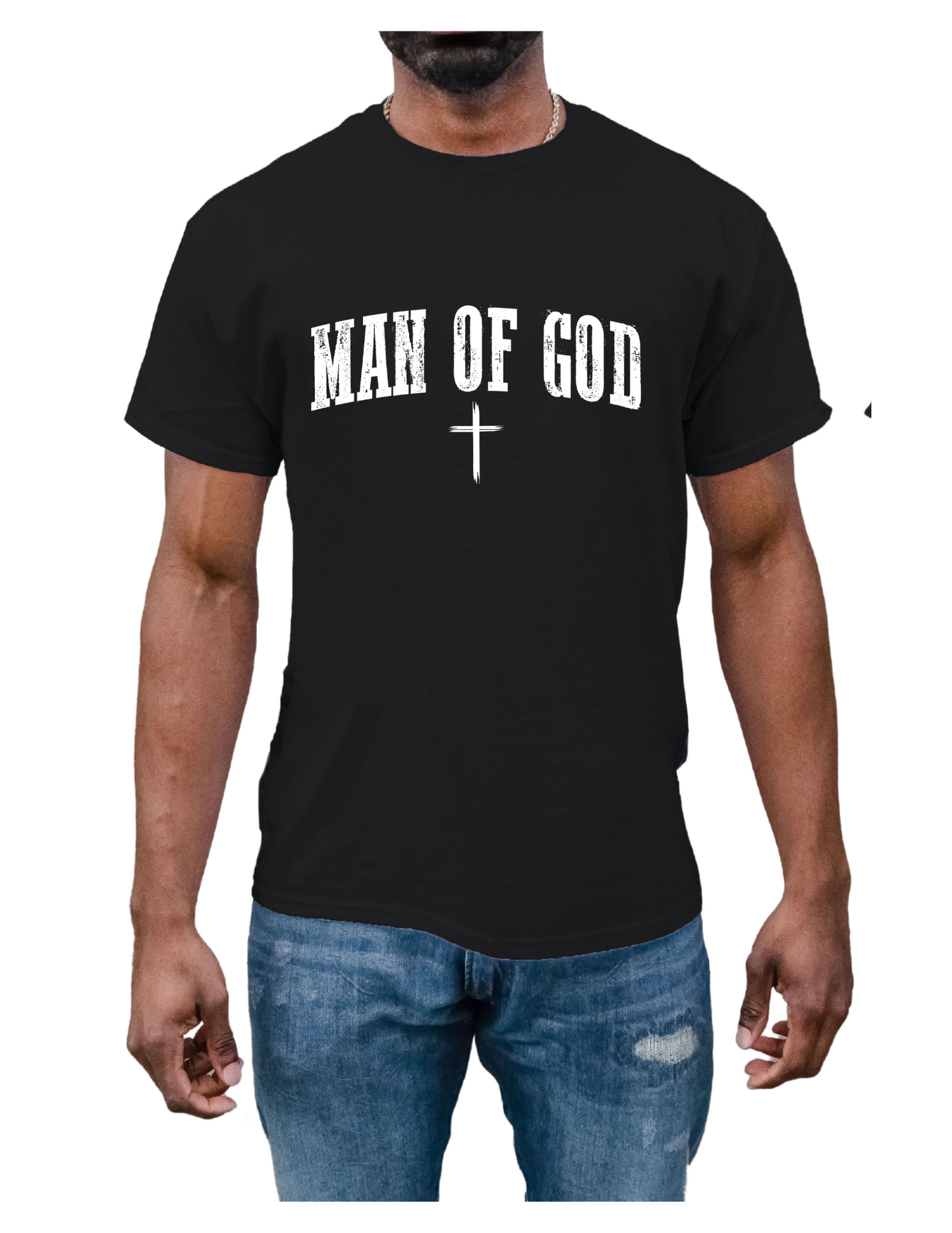 "Man of God" T-shirt - Black