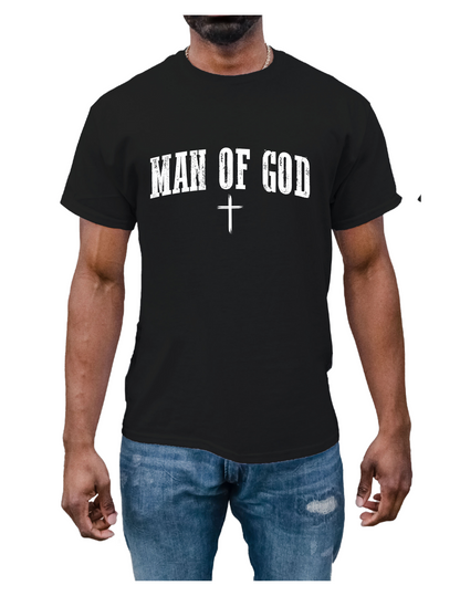 "Man of God" T-shirt - Black